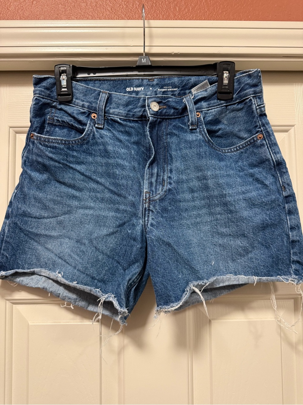 Old Navy High Rise Slouchy Straight Shorts